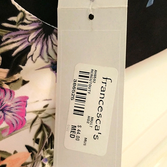 NWT Francesca cut out printed dress - Picture 3 of 6
